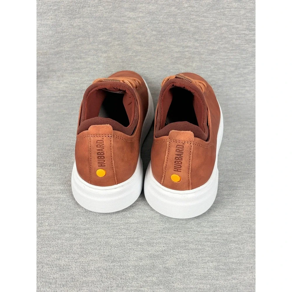 Samuel Hubbard Flight Low Top Sneakers Mens 7 M Burnished Tan Leather Mens